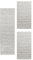 HomebyHome Bettumrandung Schlafzimmer 3 teilig Teppich Creme-2 - Waschbarer Bettumrandung Teppich Läufer Set Extra Flauschig Bettvorleger Schlafzimmer Bettset:2 St. 60x110 cm | 1 St. 80x250 cm