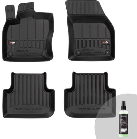FROGUM ProLine 3D Gummimatten Exklusiven Auto Fußmatten Autofussmatten für Volkswagen Tiguan II ab 2015 | Die höchsten Kanten