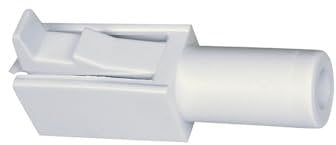 easyPART Kompatibel/Ersatz für Bauknecht 481240449879 Stift Türanschlag Türhaken Haken Kunststoff weiß Gefrierschrank Gefriergerät Ikea Privileg Ignis Heanseatic eingesetzt in GKA GKN GKNA GKEA GKE GK