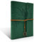 Joy & Inspiration Taccuino Diario in PU Pelle Vintage Ricaricabile Rilegato Bellissimo Diario di Viaggio con Carta Kraft Fogli Utilizzabile come Blocco per Schizzi Quaderno Diario (A5 Verde)