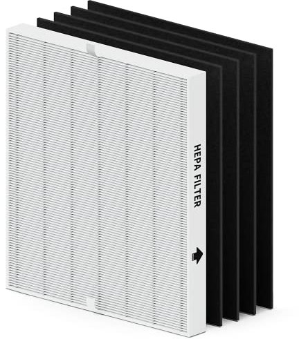 AP-1512HH Filter Set Replacement for Coway Airmega AP-1512HH Air Purifiers, 1 True HEPA and 4 Carbon Pre-Filters, Compared to Part #3304899