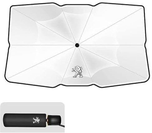 Parasol Parabrisas Coche, para Peugeot 2008 3008 4008 5008 Coche Delantero Plegable con Anti UV Rayos Sombrilla Paraguas,3008