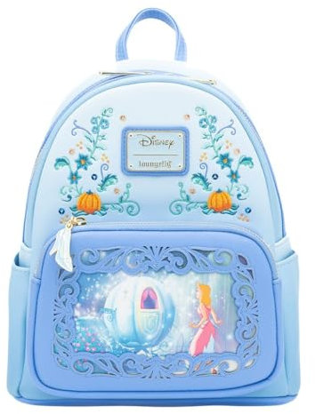 Loungefly Disney – Fenster Cinderella – Mini-Rucksack Exclusive Ed', Mehrfarbig, Mini sac à dos