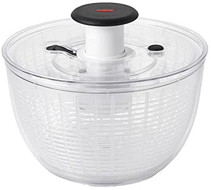 Dryer Salad Spinner Easy to Use Pro Pump Spinner with Bowl, Colander and Built in Draining Large Drain Fruits and Vegetables Spinner Kitchen rotate