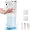 Mkitnvy Dispensador Jabon Automático, 400ml Dispensador Jabon en Pared con 4 Niveles Ajustables, USB Recargable, IP65 Prueba de Agua Dispensador Jabon para Cocina Baño Hotel (Espuma)