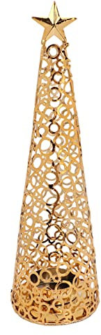 Metall-Weihnachtsbaum-Kerzenhalter, Exquisite Dekoration, Stabile Basis, für Heim-Tischdekoration, Urlaubsparty