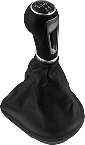 GRFIT Auto Schaltknäufe Schaltknauf Gamasche Boot Cover Case Hebel Stick Für Seat Für Leon II Für Toledo III Für Altea XL 2005-2009 2010 2011 2012 Schalthebel (Farbe : 5 Speed Gear case)