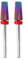 Bestgle 2 Piezas Brocas para Uñas Profesional, Rotación Bidireccional para Zurdos y Diestros, Rocas para Cutículas para Uñas Acrílicas para Pedicura Eléctrica Cabeza Molienda