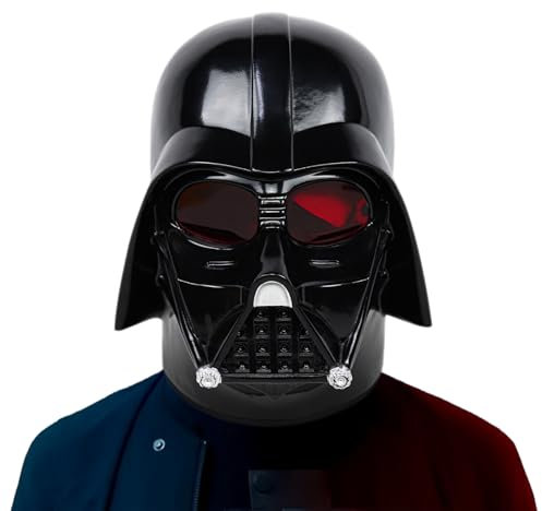 Fehodun Halloween Maske Black Series Harz Helmet für Erwachsene Kostüm Cosplay Prop