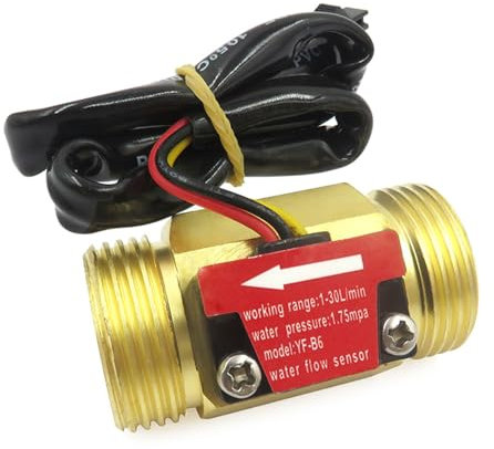 3/4'' Außengewinde Messing Wasserdurchflusssensoren Effektsensoren Durchflussmesser Durchflussmesser Zähler Wasserdurchflusssensoren