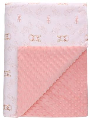 Warme Decken Winter Kinderdecke Babydecke Wohndecke Baby Kuscheldecke mit Dreilagige Baumwolle, Sofa Decken Kinderwagen Decke, Babydecke Neugeborenen Geschenke zur Geburt, 110 * 140cm Rot