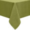 smiry Linen Table Cloth Rectangle 140x140 cm Wipe Clean Tablecloth Water Resistant Table Cover for Kitchen, Party Decorations - Green