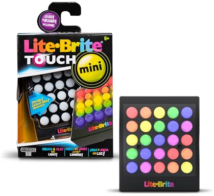 Lite Brite Basic Fun Touch Mini – LED Lichtkunst-Spielzeug für Kreativen Spaß