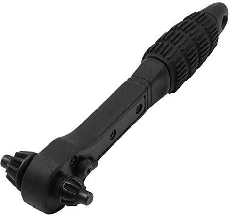 Pffiocix Trapano a mano 2 in 1 per chiave inglese trapano chiave maniglia Co