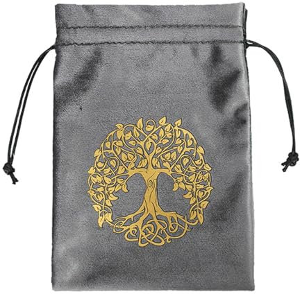Fahoujs Brettspielkarten Kordel Tasche Tarotkarte Flanell Bag Schmucktasche Orakled Karten Organisatoren Hexenversorgungen Lieferungen Flanell Schmucktaschen Spielkarten Aufbewahrungsbeutel Vorlage