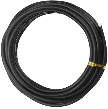 YELARXI Bonsai Training Wire 4mm x 16.4 ft Black | Anodized Aluminum Floral Plant Training Wire,Bendable Metal Stems Accessories for Gardening Branch Fixing Crafts