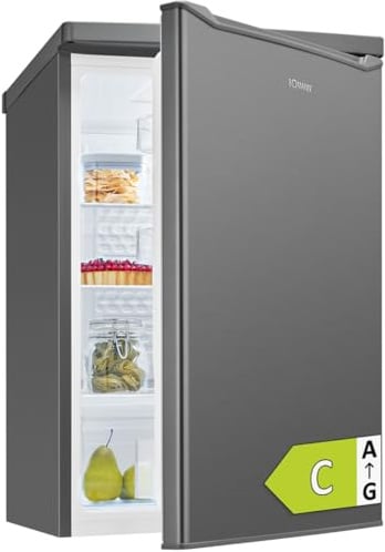 Bomann® Kühlschrank ohne Gefrierfach | Energieklasse C | 85cm | 5 Jahre Kompressor-Garantie | Kühlschrank klein | 0-8°C | leise 35dB | 3 Ablagen | Standardkühlschrank 126L | VS 7258 inox