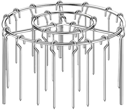 Air Fryer Grill - Vertical BBQ Skewers | Vertical Air Fryer Grill Grill Stainless Steel Meat Skewers Rack For Kitchen Indoor Cooking Vegetables Fruits Family Dinner