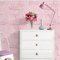 Blooming Wall Papier peint rose brique Paitned Peel and Stick Decor
