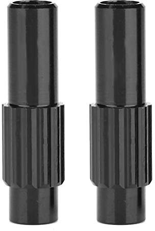 Alomejor Perno del ajustador de la Bicicleta Conector del Cambio de Marchas del Cable del Freno de 1 par para la Bicicleta de Carretera de Bicicleta de montaña(Black)