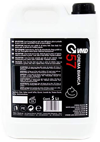 PASTA CREMA LAVAMANI BIANCA PROFESSIONALE 5 LITRI VMD57 SGRASSANTE EMOLIENTE