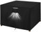 Dokon Housse Salon de Jardin Exterieur Imperméable, Tissu Oxford 420D, Coupe-Vent, Anti-UV Housse de Protection Table de Jardin (125x125x74cm) - Noir