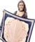 LA FERANI Designer Damen Seidentuch Rosa klassisch Halstuch Seide Chiffon Schal formelle Anlässe Tuch Umschlagtuch leicht 90x90cm Bandana Seidenschal Geschenk Stola Tochter Mutter (Model 6)