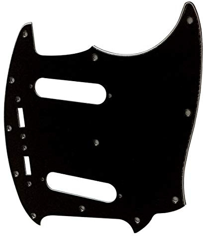 Passend für US Mustang Classic Series Gitarren-Pickguard (3-lagig, schwarz)