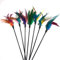 PULABO Jouet en plume de chat - Bâton de stylo avec cloches et plumes, jouet pour chat de couleur aléatoire pour animal de compagnie, 60 cm, rentable et durable