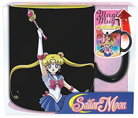 Sailor Moon - Tasse - Warriors - Kaffeebecher - Tuxedo Mask - Thermoeffekt Mug 460 ml - Geschenkbox