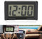 Umisu Digitale LCD-Uhr fürs Auto, Kalender, tragbar, für Armaturenbrett, elektronische Uhr, Datum, Zeit, Tisch, Auto, Büro