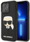 Karl Lagerfeld KLHCP14LKH3DBK hülle für iPhone 14 Pro 6,1 schwarz/Black hardcase 3D Rubber Karl`s Head