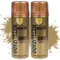 Etrexonline Pintura Spray Multicolor Profesional 400ml Adecuado Metal Madera y Plástico - Color Oro Metalizado (Paquete de 2)