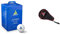 JOOLA 42183 Tischtennisbälle Outdoor 40+ mm Tischtennis-Trainings-Bälle, Weiss, 12 Stück & Unisex – Erwachsene Schlägerhülle-80502 Schlägerhülle, RED, One Size