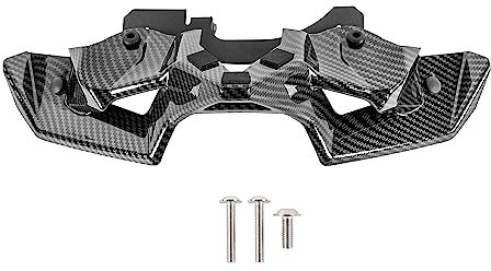 Carenado de Faro Inferior de Motocicleta Cubierta de Cono de Nariz de Pico de Rueda Delantera Kit Decorativo de carenado aerodinámico para K-awasaki Z900 Z 900 Z-900 2020-2024 (Aspecto de Carbono)