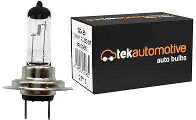 Tek Automotive H7 Headlight Bulb 499 Car Bulbs 12V 55W PX26D 477 - Car Headlight Bulb Replacement, Bright Beam, Easy Install - Long Lasting for Enhanced Visibility and Safety on the Road