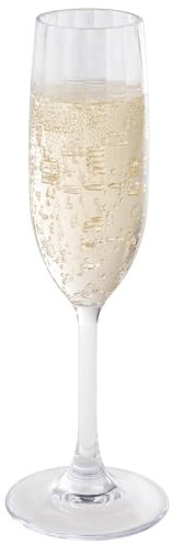 APS 10540 Flûte à champagne en plastique Tritan transparent, Ø 5 cm, hauteur 23 cm, 190 ml