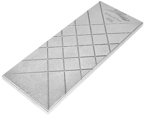 DMT DIAFLAT-95-PLUS Diamond Lapping Plate, 95 Micron Flattening Stone for Water, Oil & Arkansas Stones, 0.0005” Precision Whetstone Flattening Stone with Durable Hardcoat Technology, 10 L x 4 W