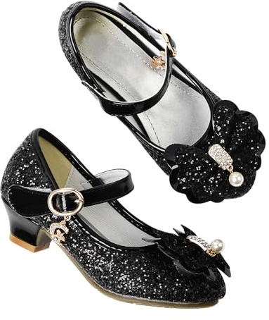 JerrisApparel Scarpe da Principessa per Ragazze Mary Janes Matrimonio Compleanno Festa