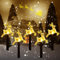 GAROMIA LED Gartenstecker Weihnachten Acryl Weihnachtsbeleuchtung Außenbeleuchtung Weihnachten Weihnachten Winter Advent Außen Deko für Garten Terrasse -Elch
