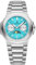 TAYSHILEY Quarz Damenuhren Luxus Edelstahl Wasserdicht Armbanduhr für Frauen Damen Armbanduhr Synthetischer Saphir Auto Datum Mondphase Wochenanzeige, Himmelblau Pd-1786, Armband