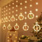 Forhome Rideau de Lumière, Deco Noel Fenetre Lumineux, Rideau Lumineux Noel Intérieur, Étanche Guirlandes Lumineuses, pour Chambres, Balcons, Noël