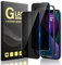 Guretok Pack of 2 for Screen Protectors Privacy Screen for iPhone 13 mini with Frame 5.4 Inch, Dark Tempered Glass Screen Protector for iPhone 13 Mini Protective Glass Privacy [Scratch-Resistant] [9H