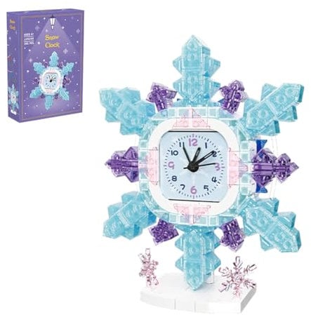 Generisch Bausteine Set, Uhr Modellbausatz, Klemmbausteine Spielzeug für Erwachsene（392 Stück