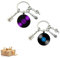 Elgbiaoxi 2 PCS Simple Classic Vinyl Record Keychain Keyring Funny Guitar Record Microphone Note Music Keychain Metal Music Symbol Keyring DJ Music Gifts for Men Women Guitarists Singers Music Lover
