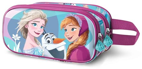 Disney Die Eiskönigin 2 (Frozen 2) Family-3D Doppelfedermäppchen, Blau, 22 x 10 cm