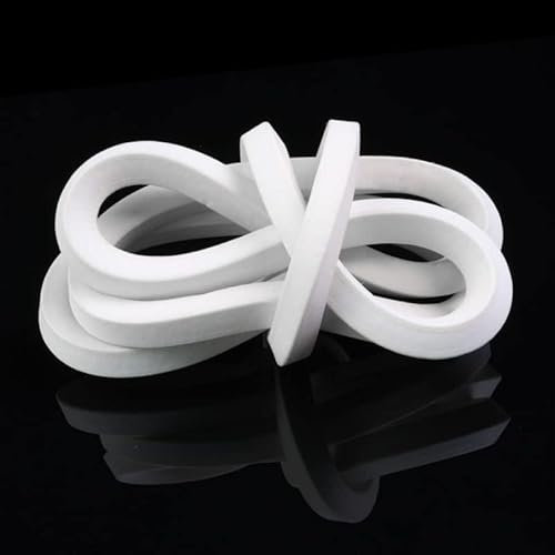 easyhaha Bande éponge en Silicone carrée Blanche de 1 m, Caoutchouc Mousse de Silicone résistant à la Chaleur, antigel, Portes, fenêtres, Joint d'étanchéité, Coupe-Froid(10x15mm)