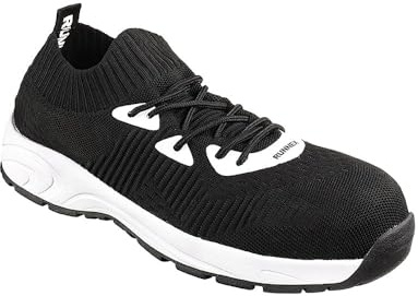 RUNNEX S1-Sicherheitshalbschuh SportStar Schwarz/Weiß-47