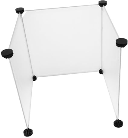 Toyvian Spritzschutz Für Katzentoilette 3Er-Set Transparent Hochseitiger Urinschutz Mit 8 Schnallen Universeller Schutz Für Offene Katzenklos Leichte Montage Und Reinigung