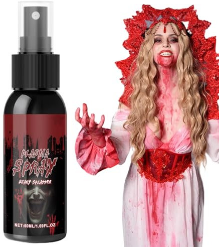 Sangue teatrale | Trucco per Halloween lavabile | 50 ml vernice per trucco per costumi vampiro viso adulti bambini carnevale